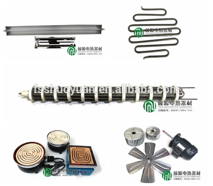 electric heating rod with 99.95% tungsten bar IR Ceramic Heater element Pipe