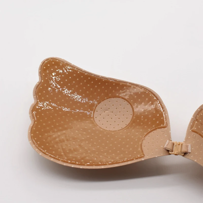 Angle Wing Breathable Anti-slip Front Closure Push up Invisible Bra