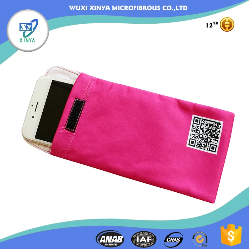 Прямая продажа с фабрики заказ высокого качества из микрофибры карман для мобильного телефона