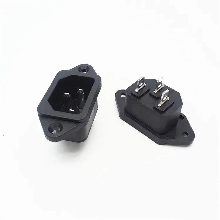 HF- hot sale IEC60320 C13  16A AC Inlet Sockets Connectors AC 250V 10A female 3 pin power connector