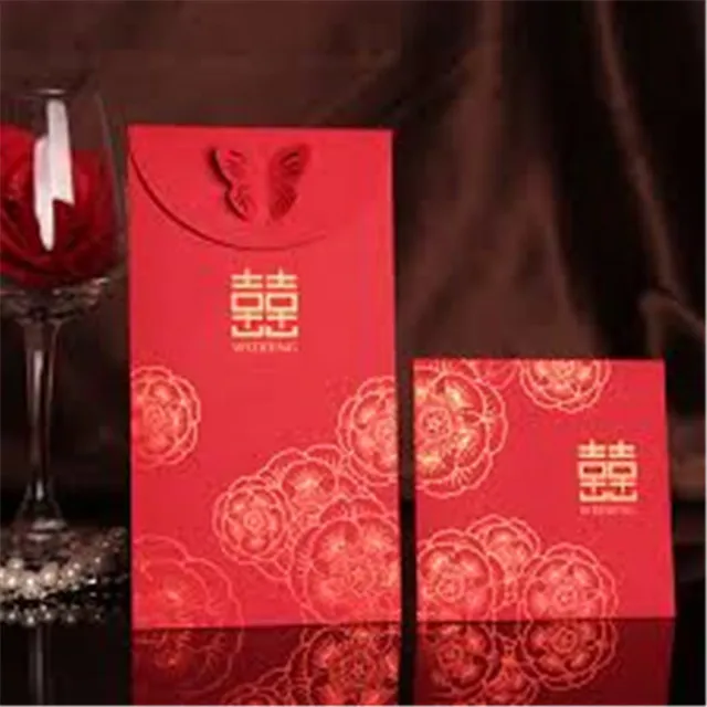 2020 red packet red envelope chinese new year hong bao with custom printing angpow angbao