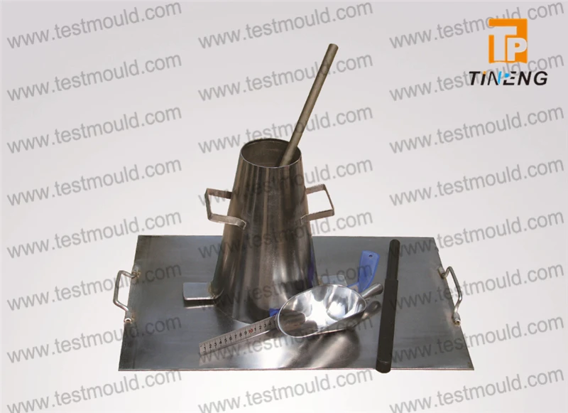slump-flow test apparatus for self-compacting concrete