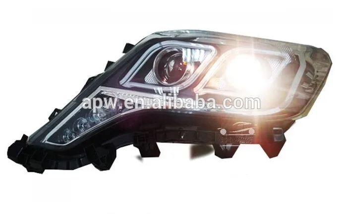 Из светодиодов газа ангел глаза ксеноновые фары для Toyota Prado Land Cruiser FJ150