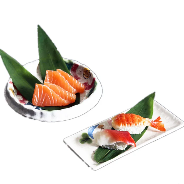 
June New Product 2021Free Sample Vacuum Packed Fresh Bamboo Leaves Sushi Plate Decorations 100pcs pack  (62124333719)