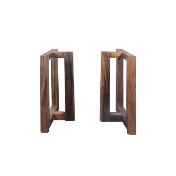 Restaurant wood table leg solid walnut furniture leg