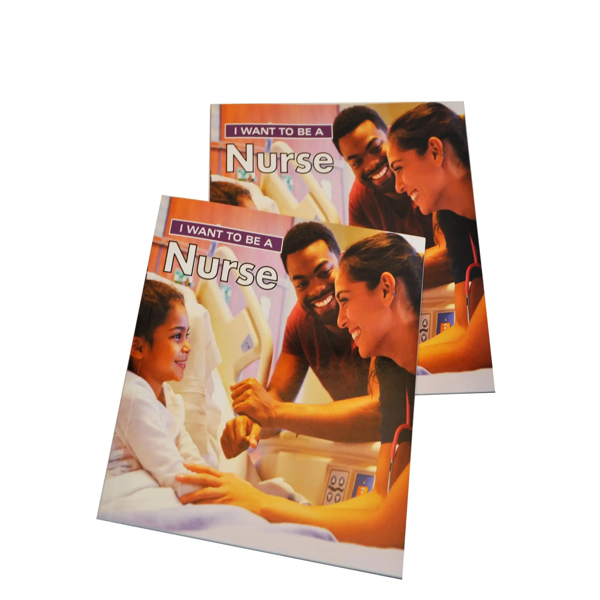 Free sample custom health books for office hospital organization book perfect bound book printing service