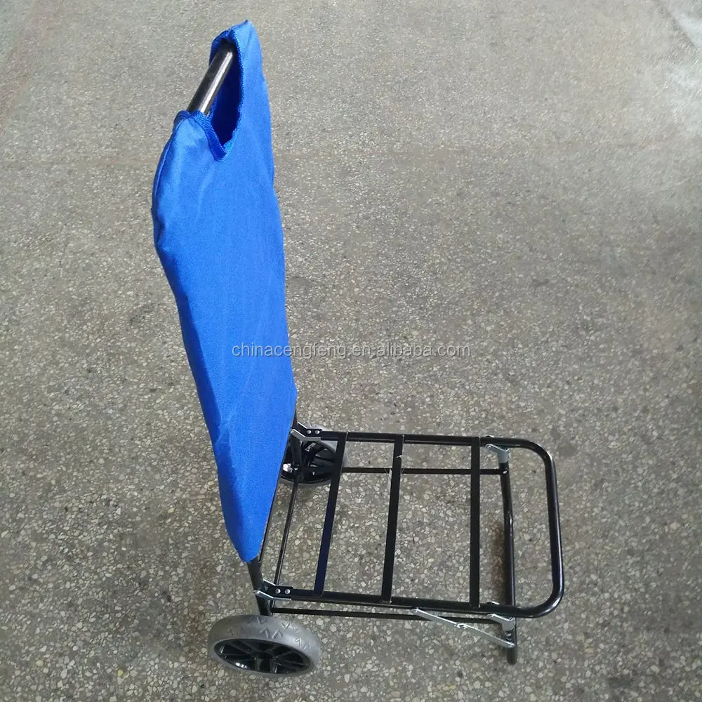 
2 wheel folding beach hand cart fishing hand trolley cart 