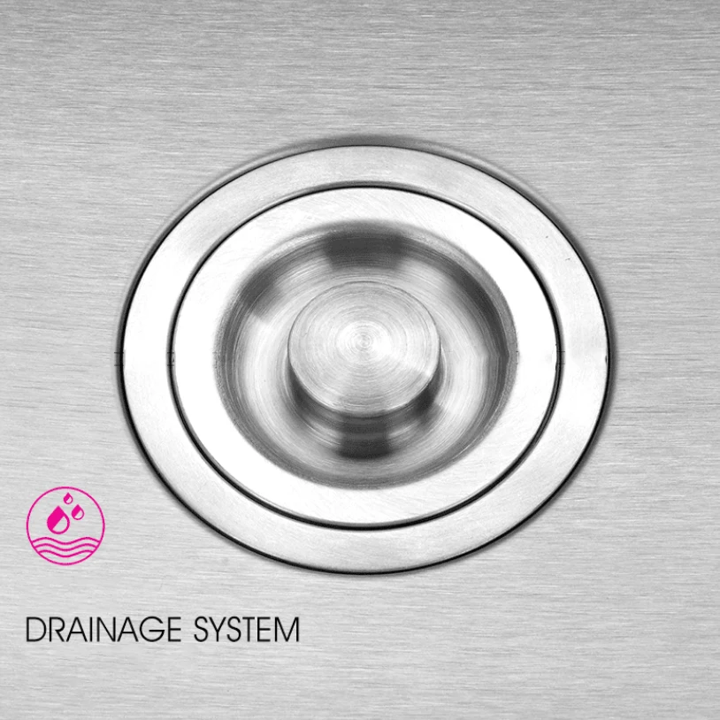 Stainless steel kitchen sink strainer