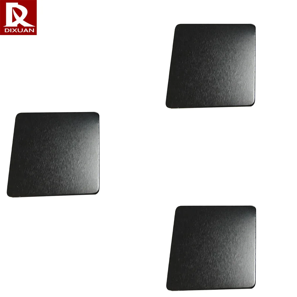 custom Anodizing Oxidation black sliver Aluminum Metal anti-Corrosion QR code  tag signs anodise name plate laser engraved sheet