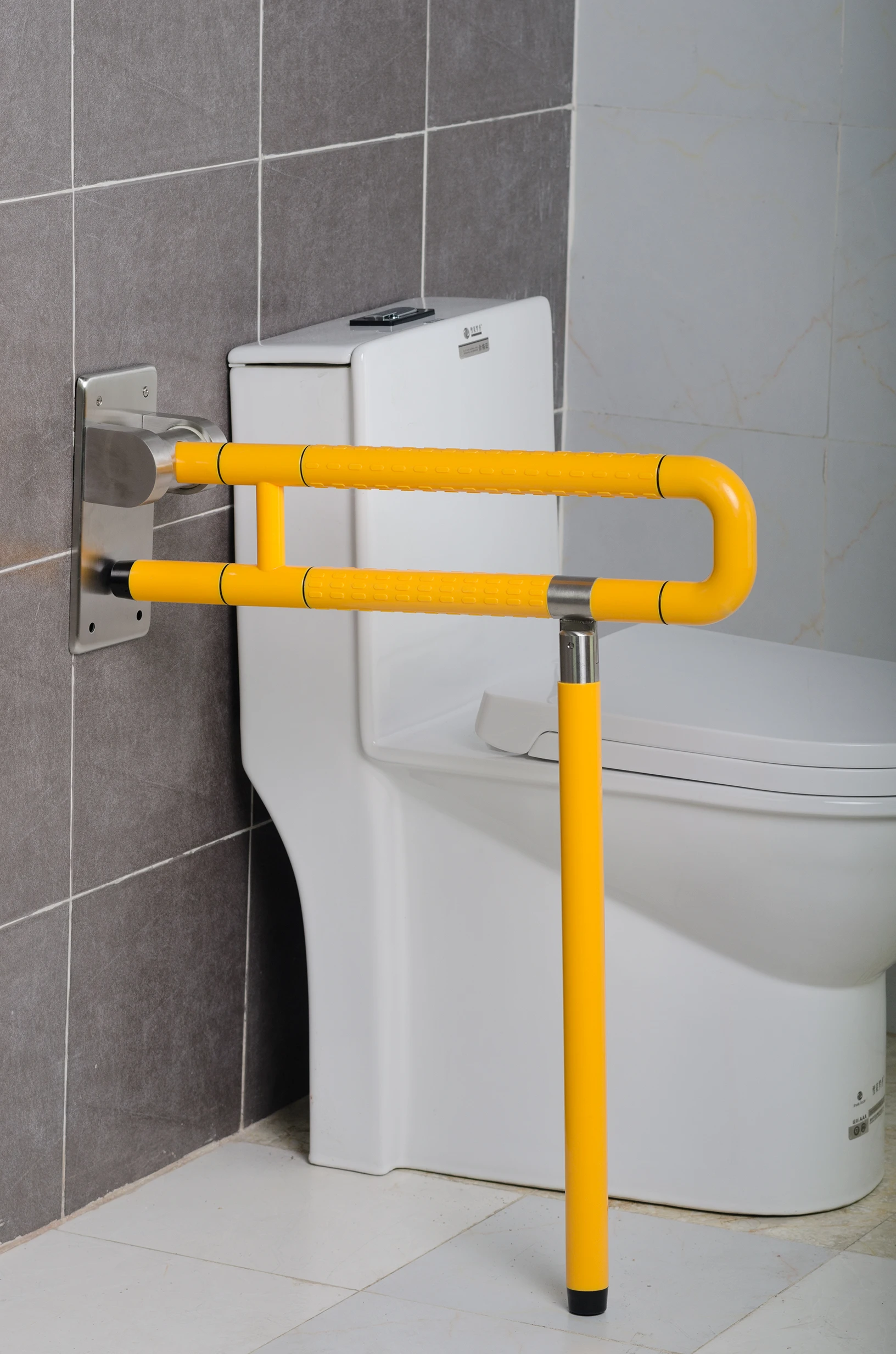 U shape Fold Up hand grab bar Toilet Support Rail for Disabled