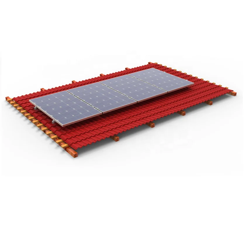 Металлическая крыша от завода Alicosolar солнечная панель монтажная конструкция для домашнего использования