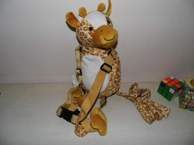 Promotion Giraffe Harness Buddy Animal Reins Goldbug s Harness Buddy Back Packs Plush Toy Backpack Baby