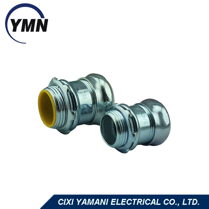 3 1/2 Inch EMT Connector Zinc Plated Steel