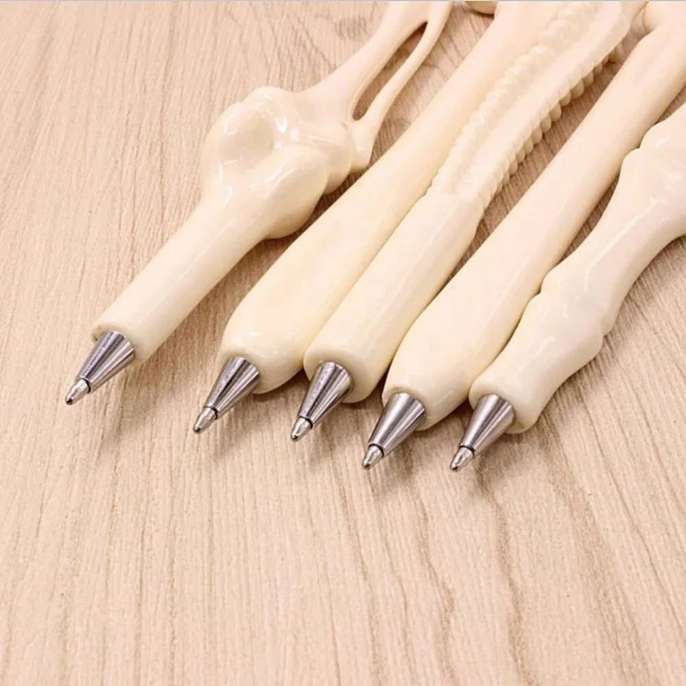 0.7mm Novelty Pen Writing Supplies Bone Shape Ballpoint Pen