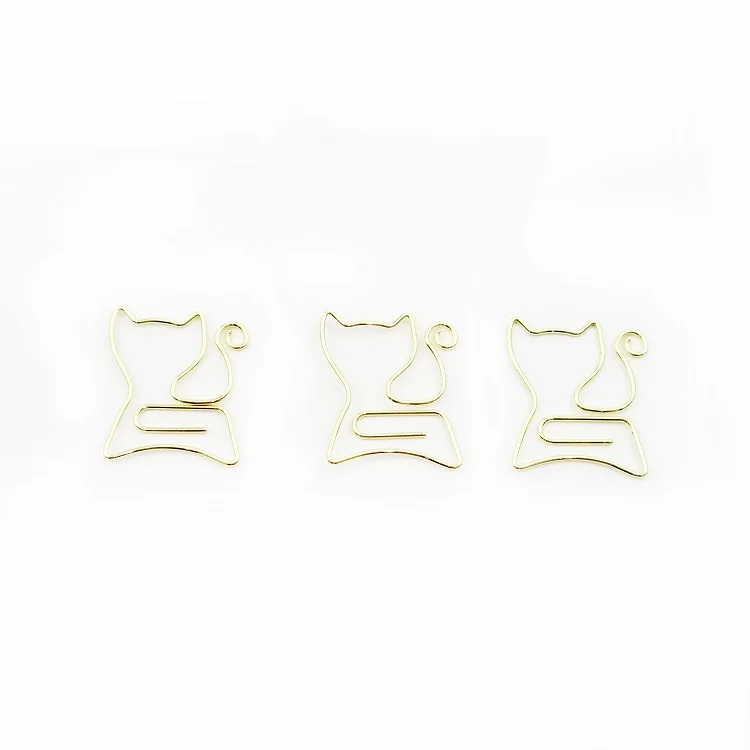 
Creative logo funny printed custom metal bookmark clip for books 