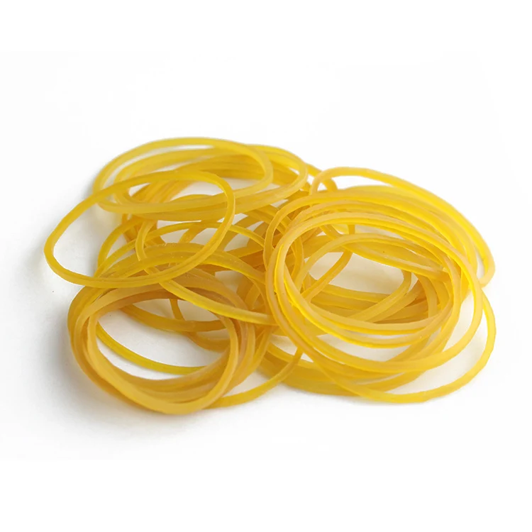 High Quality natural transparent color rubber band for office school