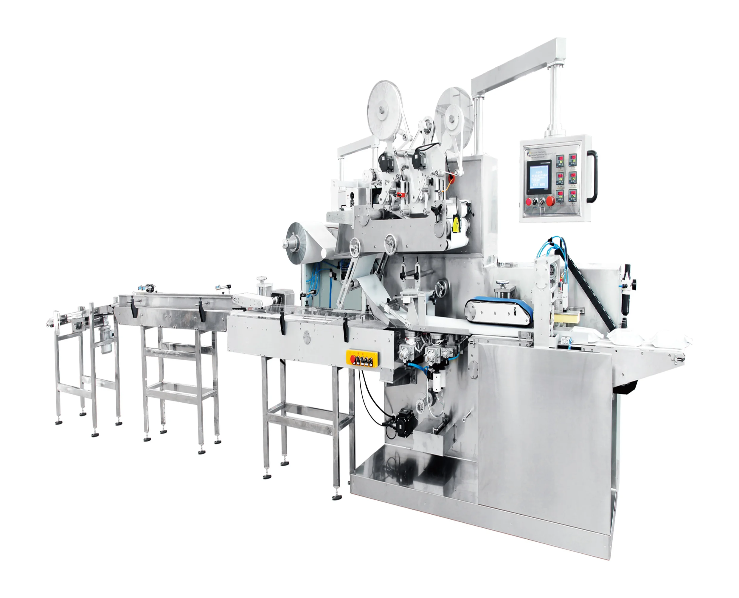 Baby wipes packing machine diaper wipes packing  and lady wipes machine servo machine