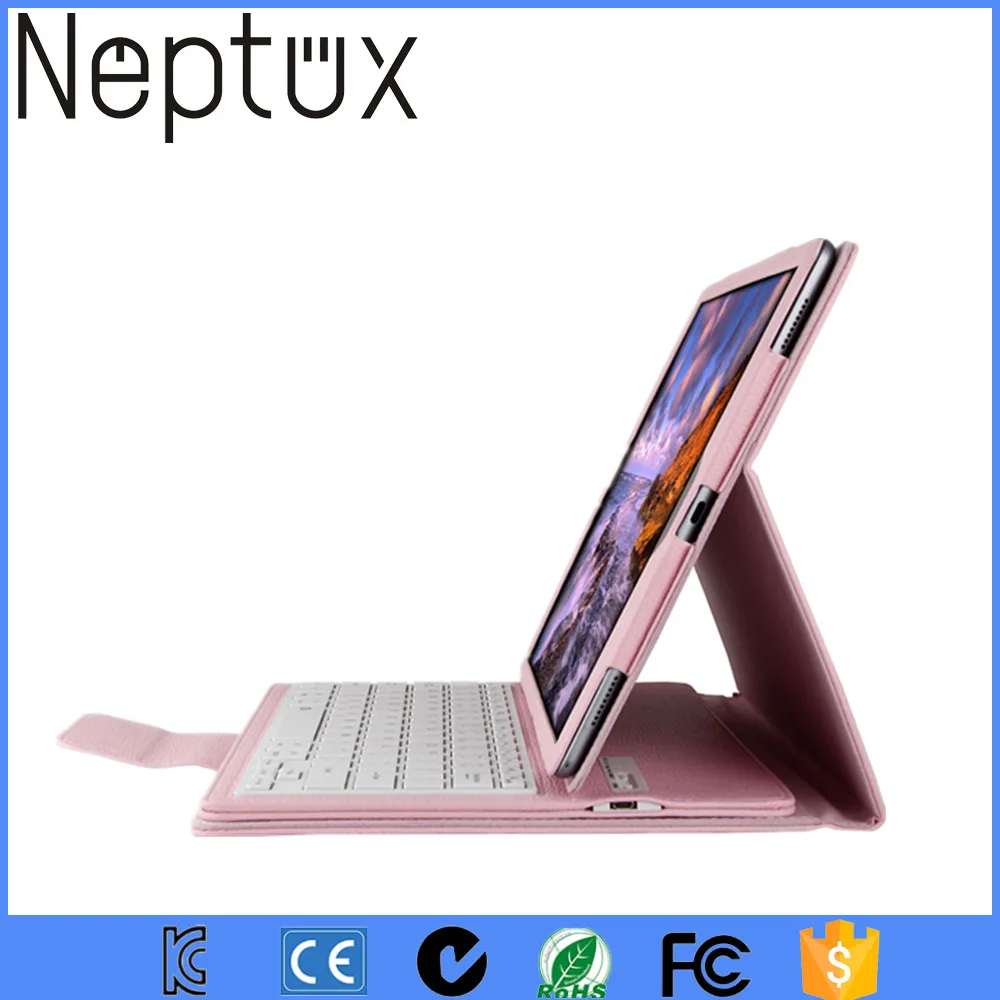 Съемный Магнитно Беспроводная Bluetooth Клавиатура PU Случае Смарт-Чехол Для iPad Pro 12.9