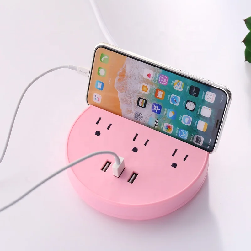 
New design hot sales portable power strip plug socket with USB ports power supply 
