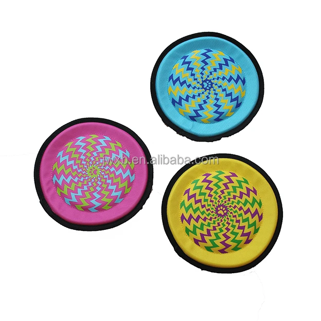 Красочные ткани нейлон dog frisbee много цветов