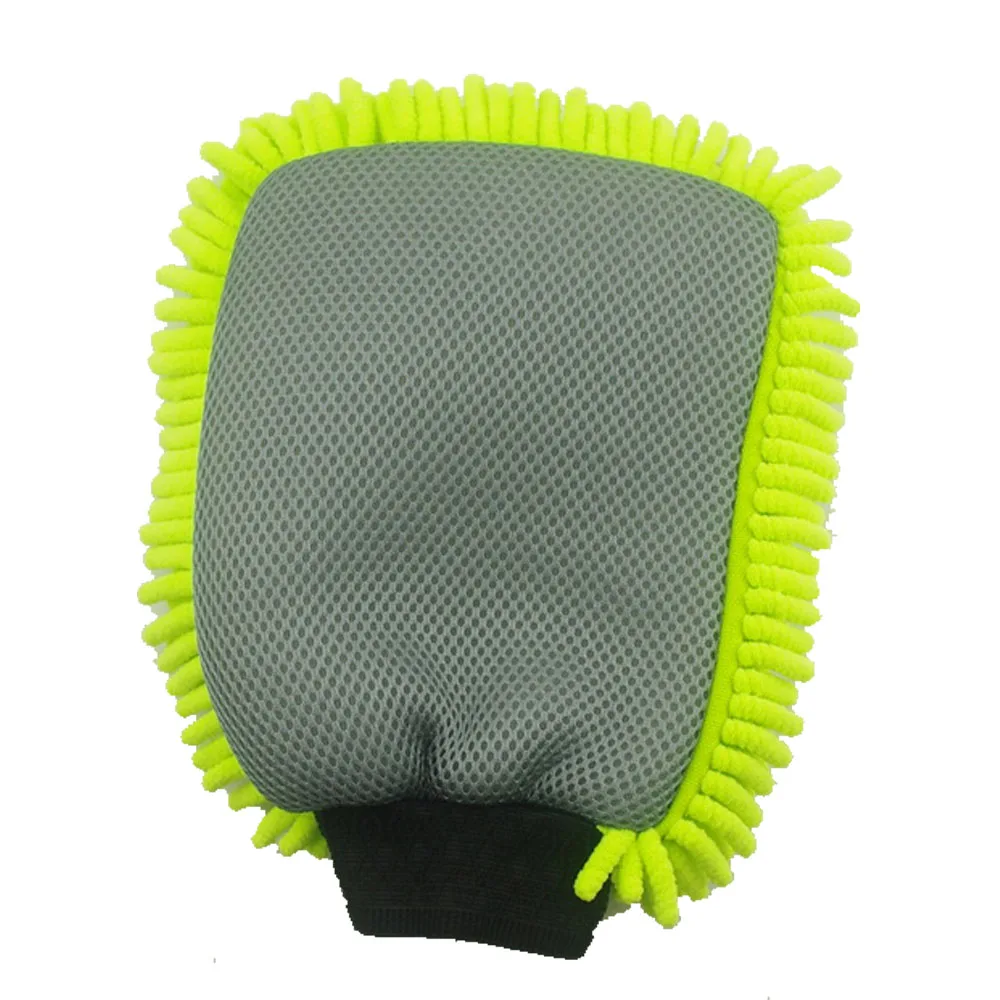 Hot selling customized car wash mitt /chenille clean glove/Mitt Microfiber Car Cleaning Glove