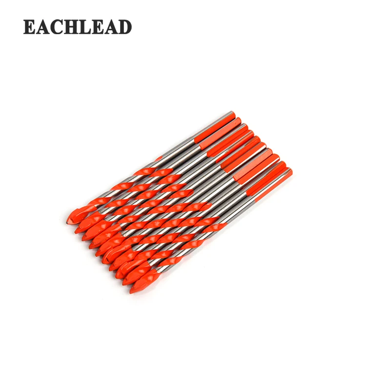 
High quality Glass Drill Bit triangle shank tile /glass /ceramic drill hole 