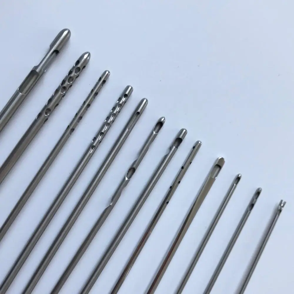 
Fat Suction Harvesting Round Tip Liposuction Cannulas 