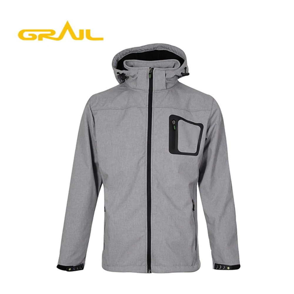 Hot selling custom fashion men hiking winter softshell jacket waterproof
