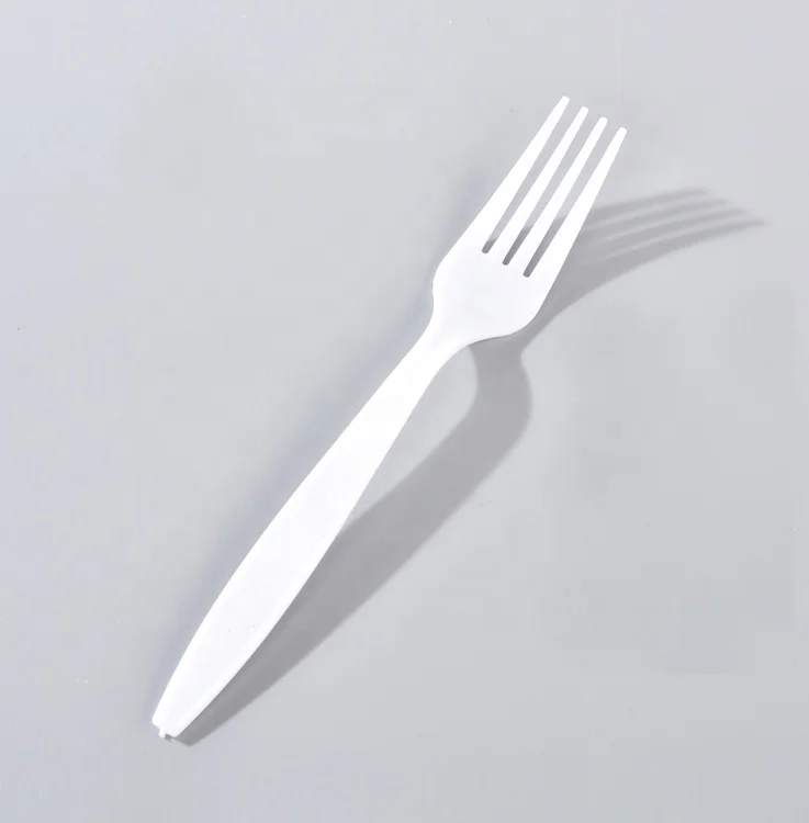 China Supplier Wholesale Dinner Disposable Plastic Long Handle Fork