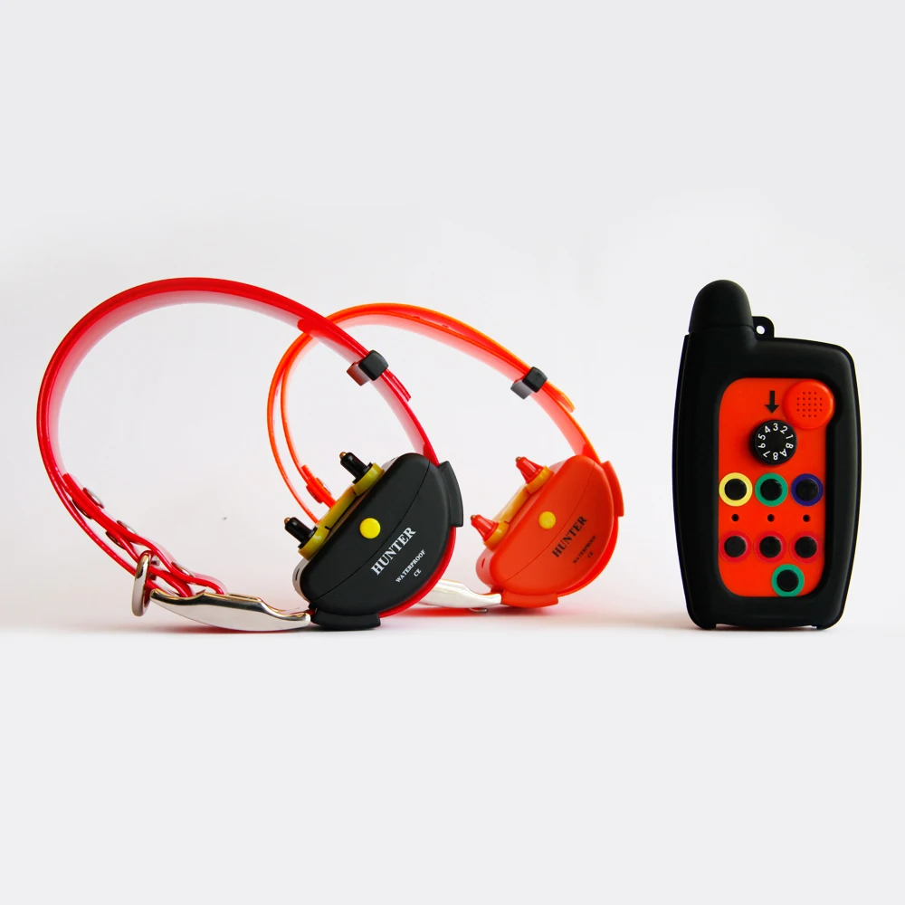 DOG TRAINING COLLAR REMOTE SHOCK TRAINER FOR 2 DOGS RANGE 2 KM