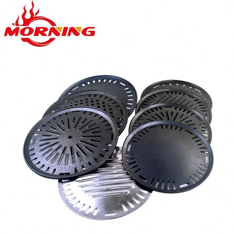 Custom Made Hot Sale Barbecue Restaurant Cast Iron Bbq Grill Plate