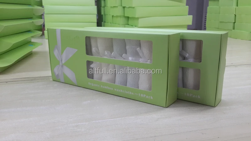 Wholesale bamboo baby washcloth and bamboo towels organic bamboo washcloth for gifts,10 pack or 6 pack