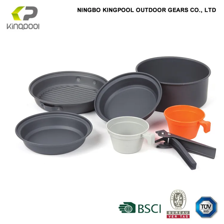 Облаченные открытый постоянного посуда оптом, 7 шт. набор посуды