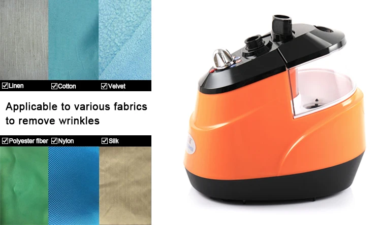 Professional ironing equipment 2000W best commercial strong garment fabric steamer