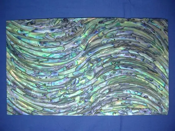 Hot selling abalone shell pieces veneer sheet paua shell inlay for guitar furniture inlay haliotis