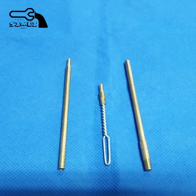 Товар № 1015 пластиковая коробка комплект 9 мм/357cal/.38cal для очистки пистолета латунный стержень