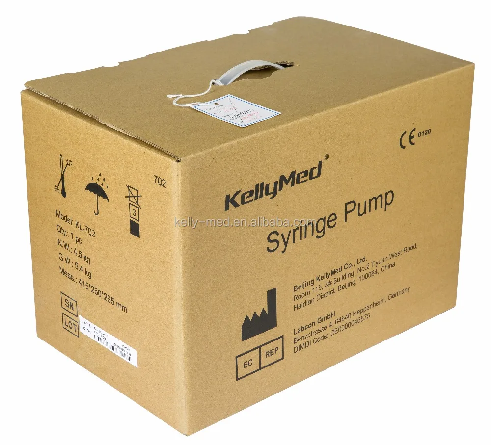  Portable Medical Equipment CE FSC KellyMed Double Channel Wireless Dual Syringe