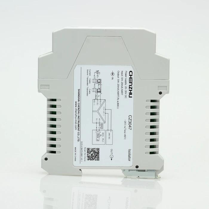 Изолятор сигнала кондиционера CZ3047T, 4-20 мА, 1 вход, 1 выход