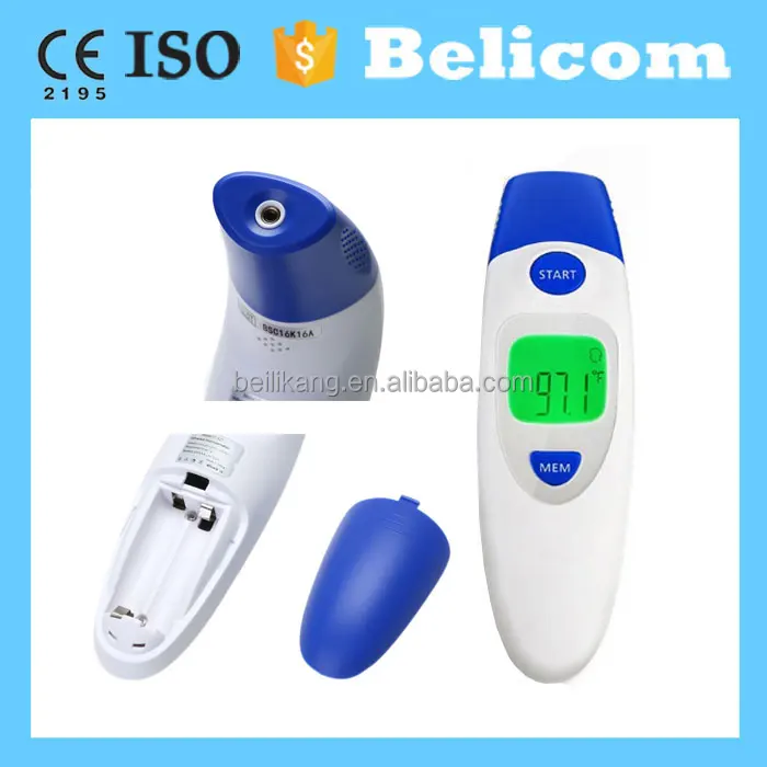 Hot Sales Medical Infrared Digital Forehead Non-Contact Ear Temperature Thermometers With Ce