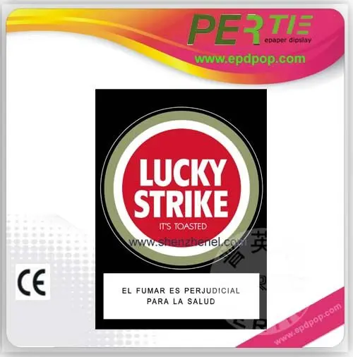 Ярлык отображения экран цифровой заказ ЖК-дисплей полка epaper крытый объявление с Eink продаж поп