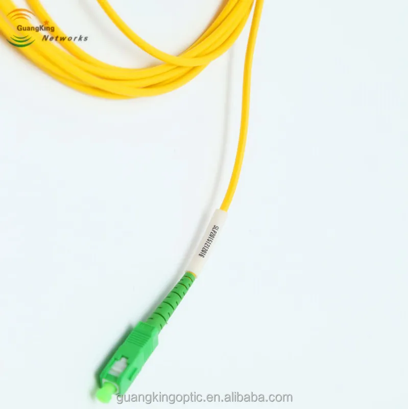 SC/APC-SC/apc одиночный режим G652D Симплекс Волоконно-оптический патч-корд