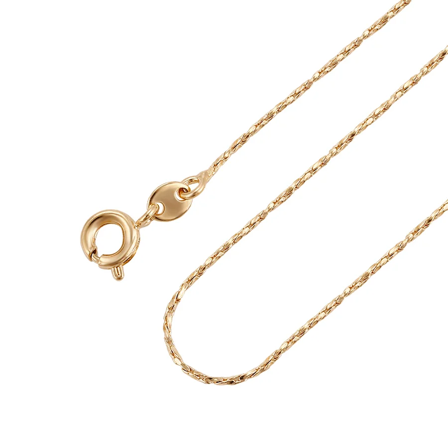 43844 xuping hot sale cheap simple gold chain necklace fashion gold plated jewelry necklace
