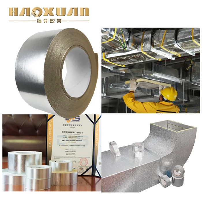 Self adhesive heat resistant aluminum lead foil tape