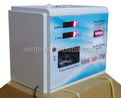 Coin Vending Machine/ Mini Bill Exchanger Machine/ Wall-mounted Coin Changer