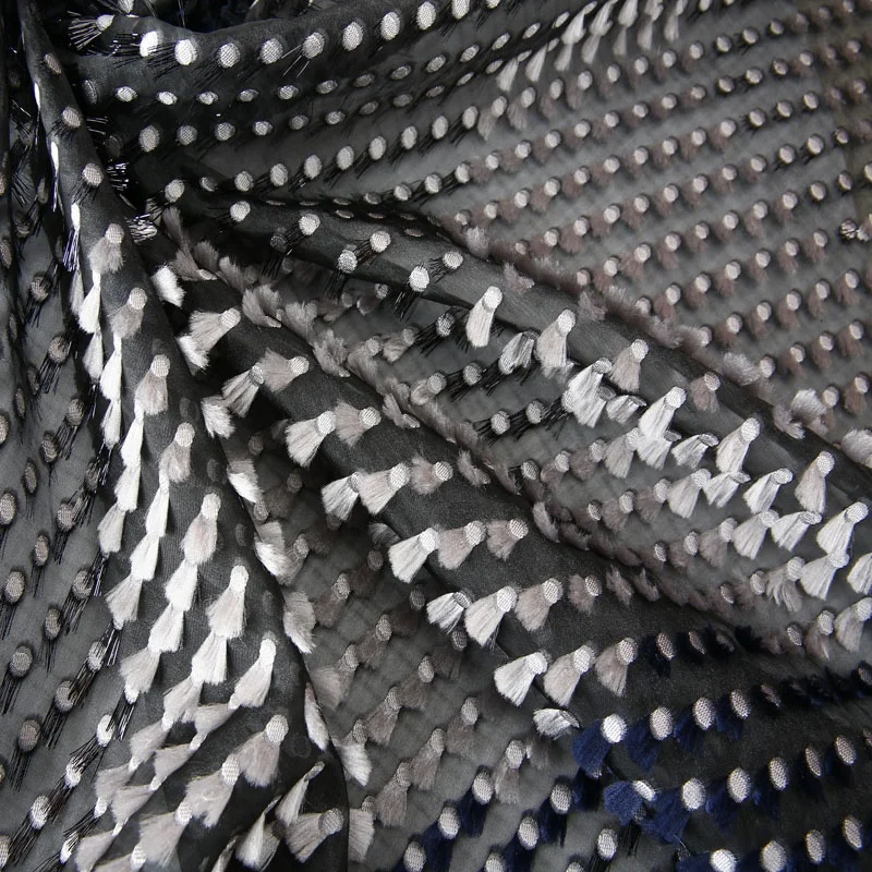 Designed Manufactory electronic clip jacquard fabric