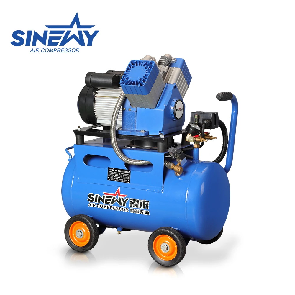 Silent Advanced Design Chinese Portable 220V 8bar Airbrush Medical Oil-Free Mini Compressor