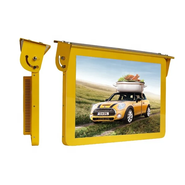 Roof mount 22 inch High Brightness TFT bus LCD monitor lcd display with android system 5G/4G/3G
