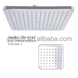 Кнопка серебро прямоугольник душ наборы для ванной