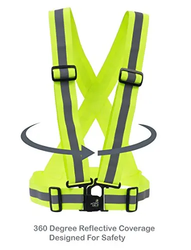 Arm Band Luminous Reflective Belt Straps Safety Snap Wrap For Outdoor Sports