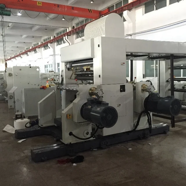 KFQ Model Full Automatic Jumbo Recycled Paper Roll Slitting and Rewinding Machine